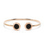 18kt rose gold D.Side diamond cuff
